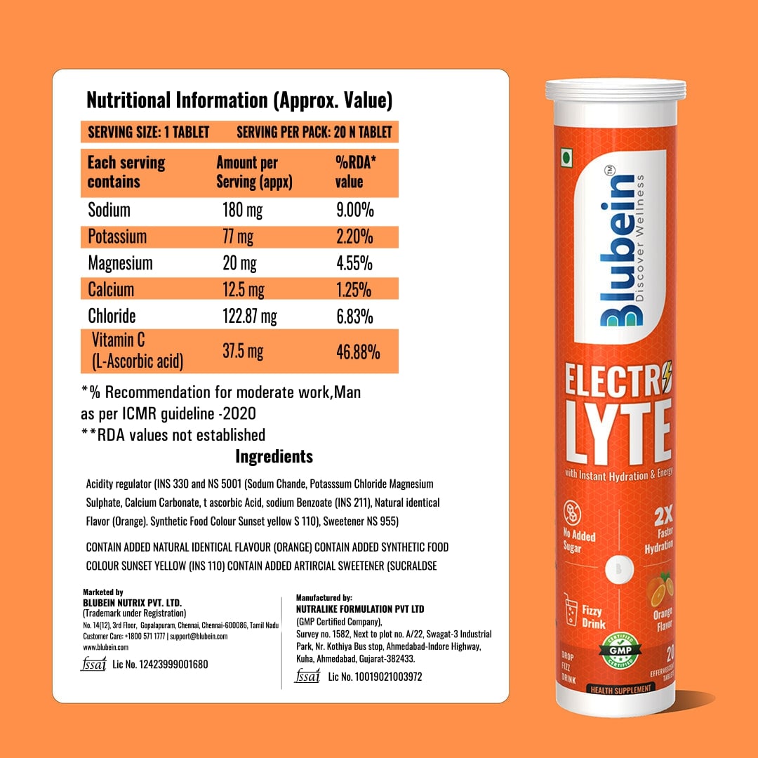 Electrolyte for Instant Rehydration