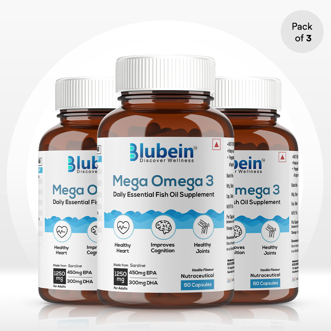 Mega Omega-3 Fish Oil Supplement