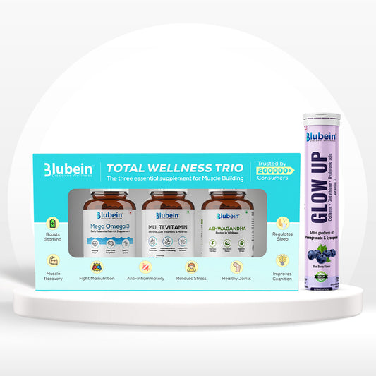 Multivitamin, Omega-3, Ashwagandha, Glow Up Combo