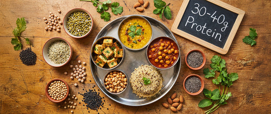 How to Hit 30–40g Protein Per Meal on a Vegan Diet in India