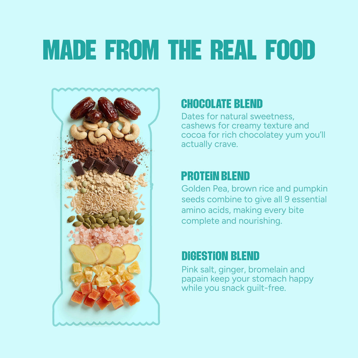 Blubein® 15g Plant Protein Bars - Choco Hazelnut & Choco Date Delight