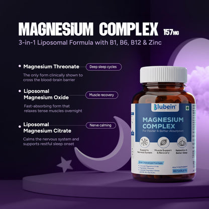 Deep Sleep Stack | Magnesium Complex + Ashwagandha | Natural Sleep & Recovery Support