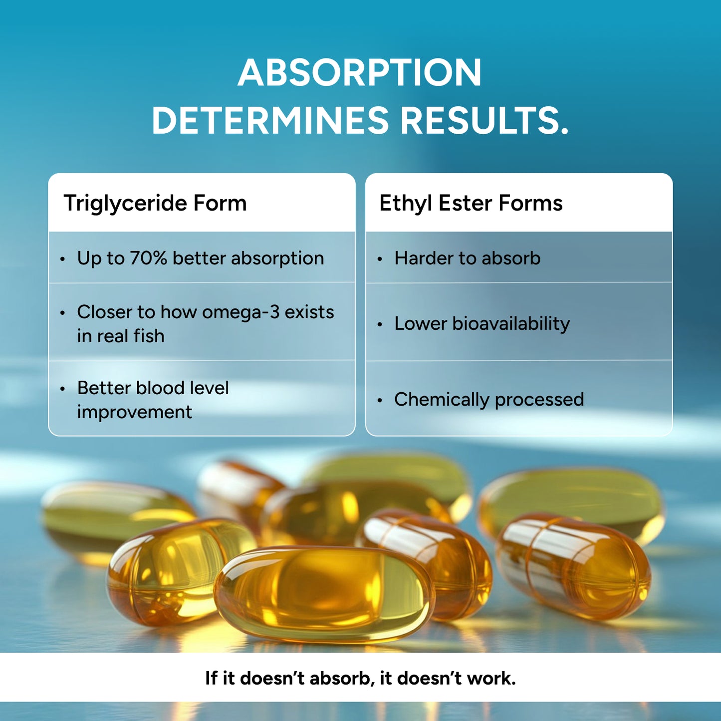 Mega Omega-3 Fish Oil Supplement