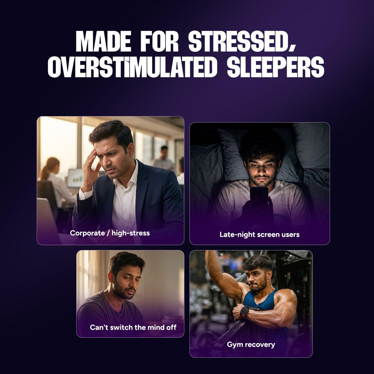 Deep Sleep Stack | Magnesium Complex + Ashwagandha | Natural Sleep & Recovery Support