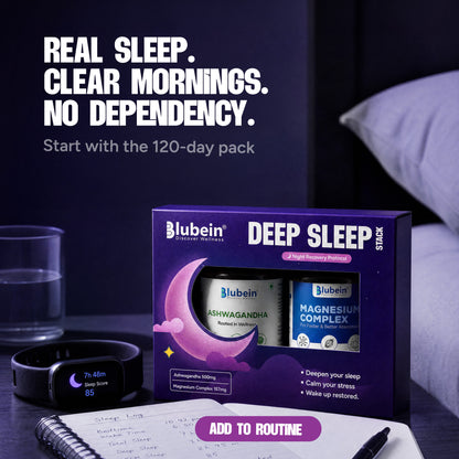 Deep Sleep Stack | Magnesium Complex + Ashwagandha | Natural Sleep & Recovery Support