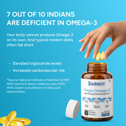 Mega Omega-3 Fish Oil Supplement