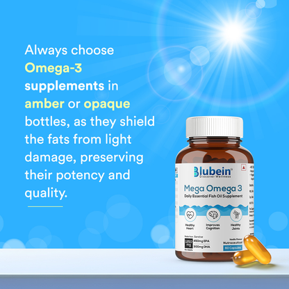 Mega Omega-3 Fish Oil Supplement