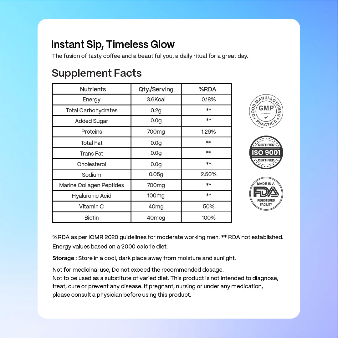 Collagen Coffee for Radiant Skin