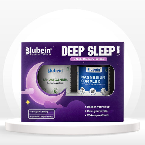 Deep Sleep Stack | Magnesium Complex + Ashwagandha | Natural Sleep & Recovery Support