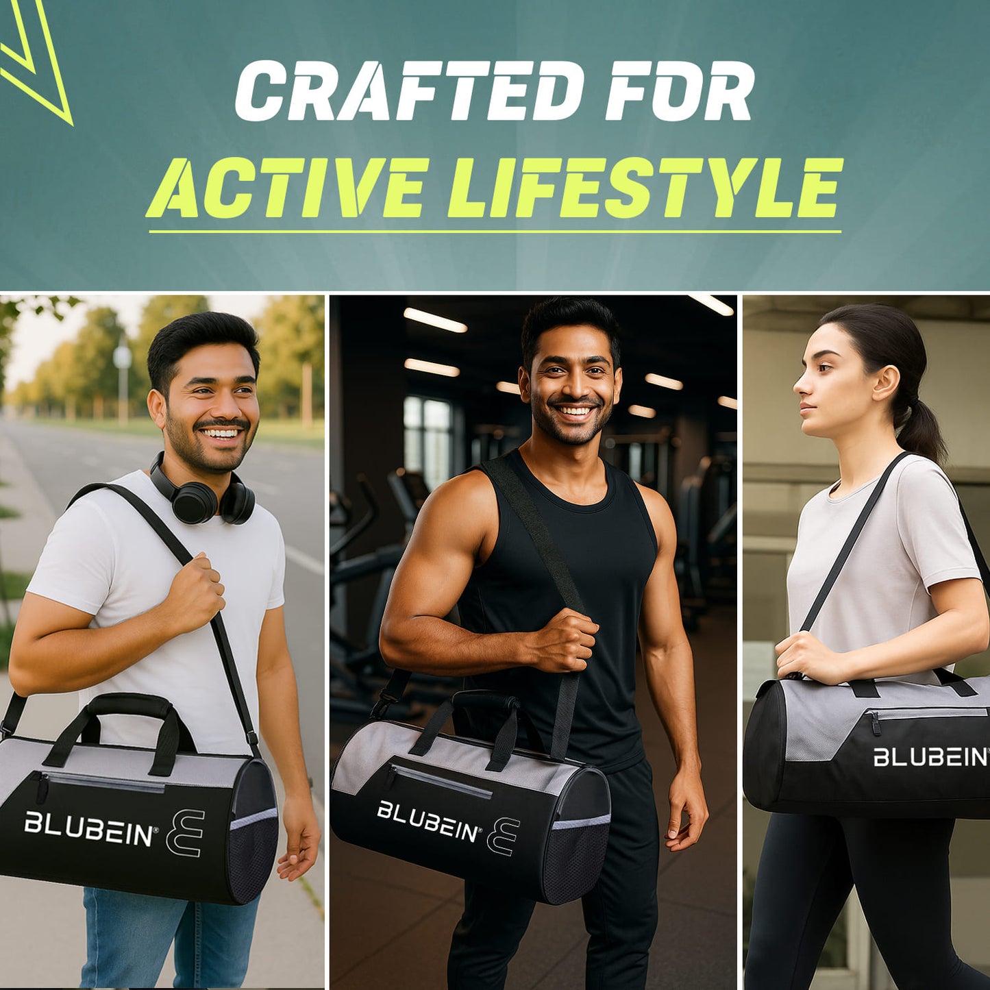 Unisex Sports, Gym Bag & Travel Duffle Bag