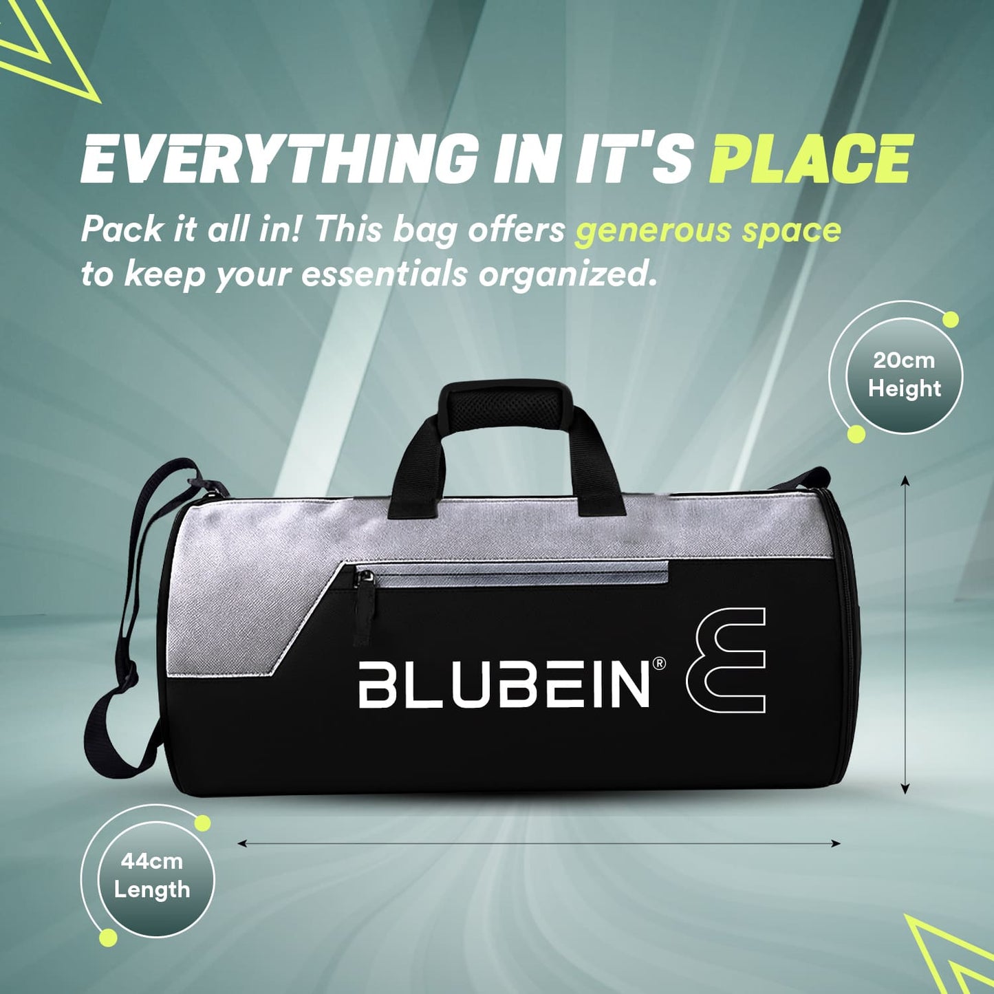 Unisex Sports, Gym Bag & Travel Duffle Bag