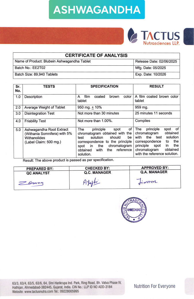 FDA Certified certificate