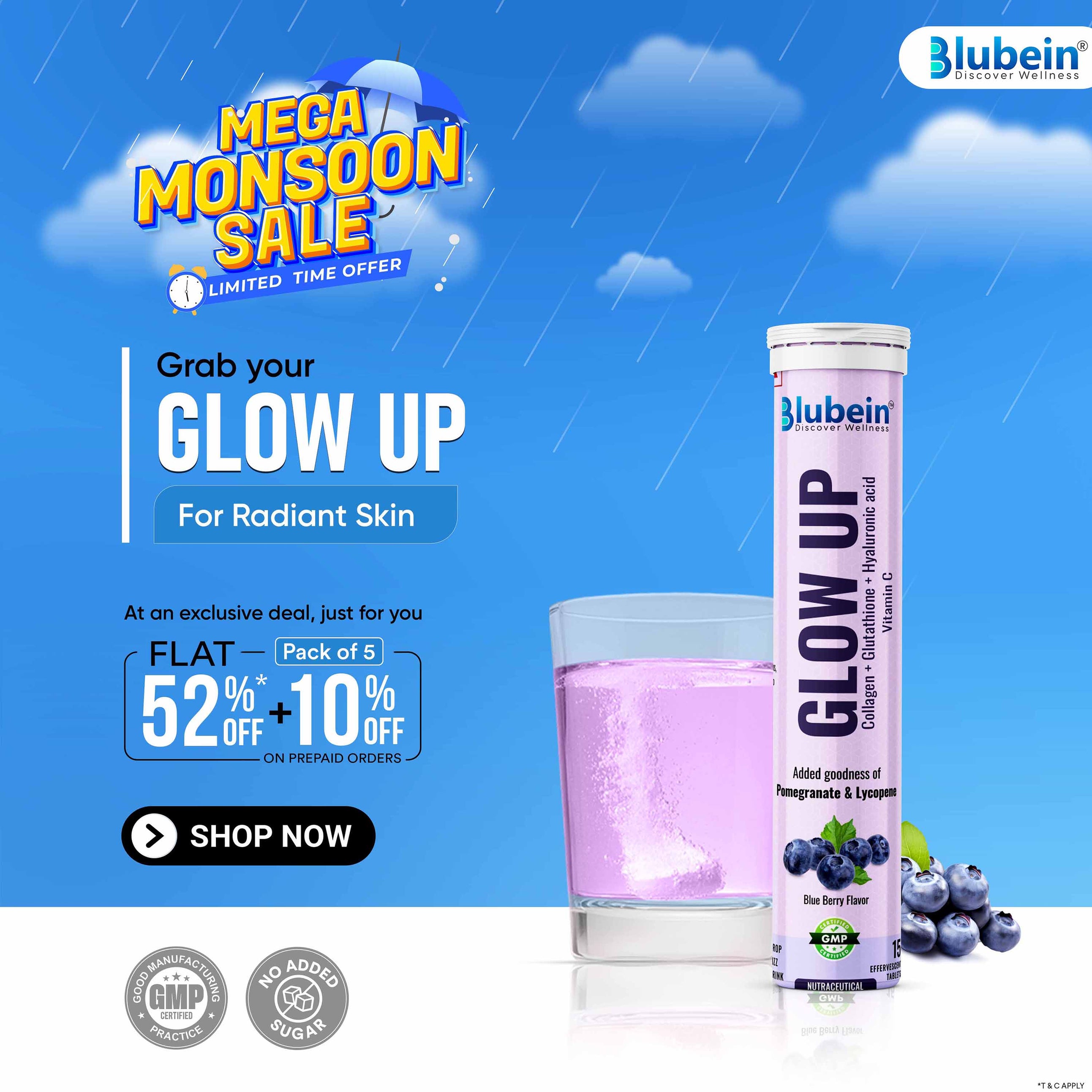 Glow Up with Collagen + L-Glutathione + Hyaluronic Acid