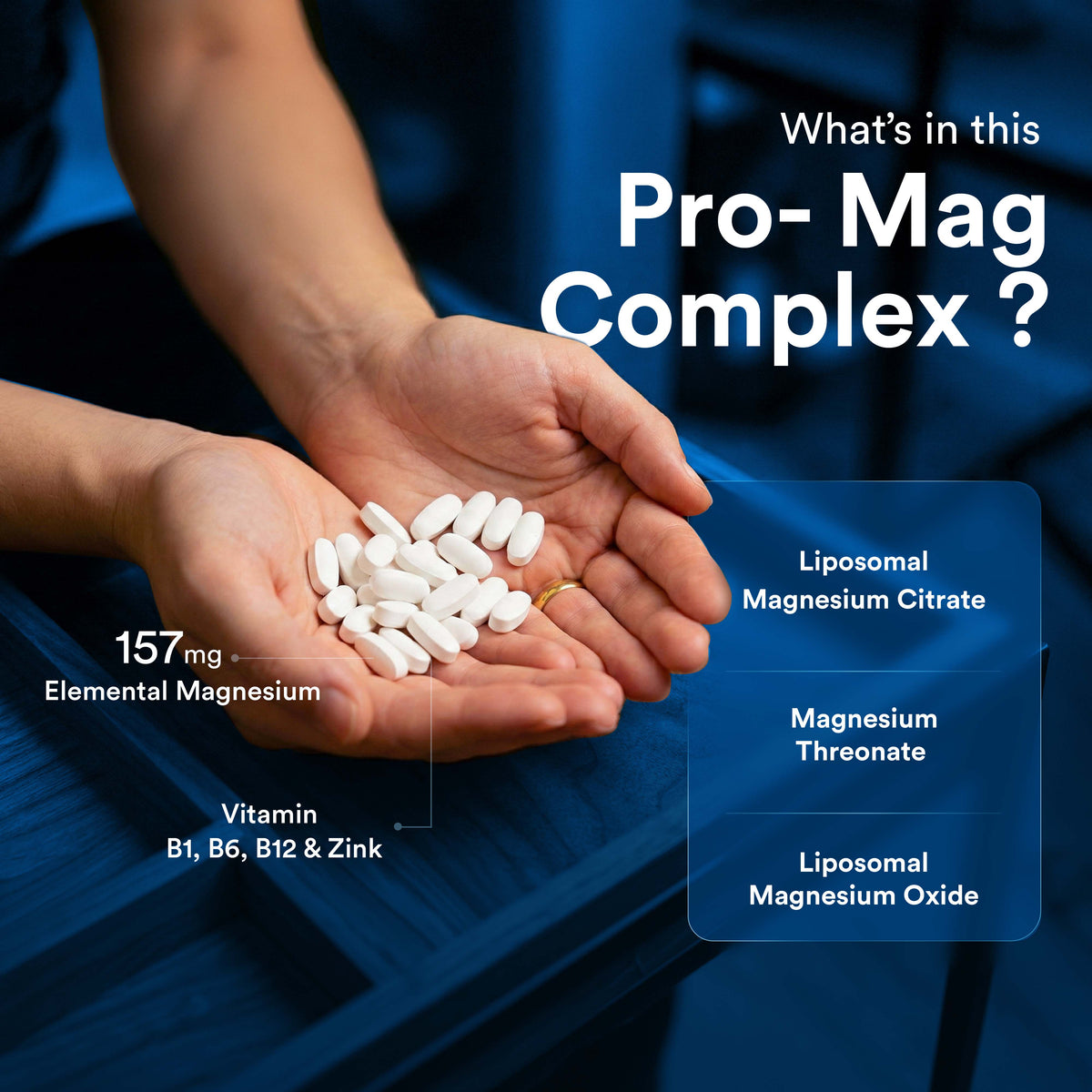 Magnesium Complex — Sleep Deeper, Stress Less & Recover Faster | 3-Form Blend
