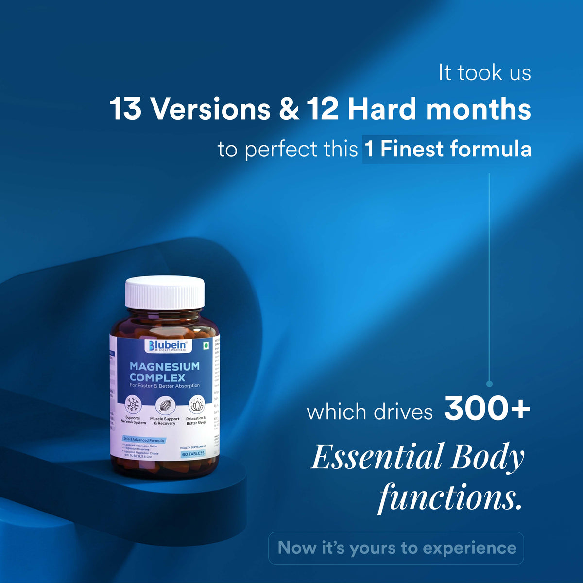 Magnesium Complex — Sleep Deeper, Stress Less & Recover Faster | 3-Form Blend