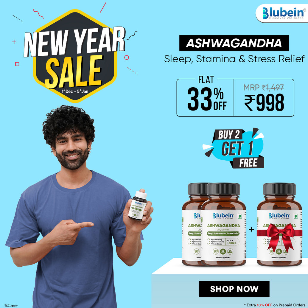 Ashwagandha for Stress Relief (Buy 2 Get 1)