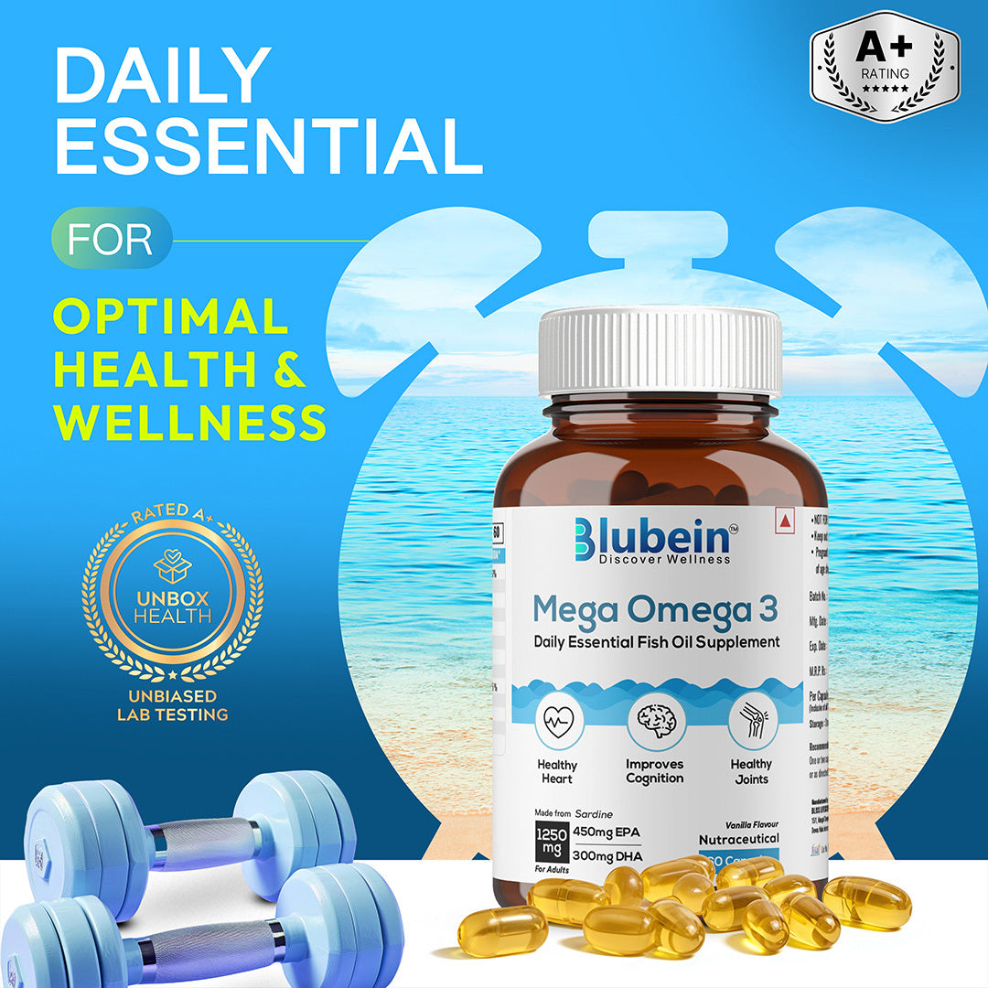 Triple Strength Omega 3 Fish Oil 1250mg