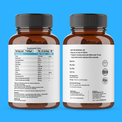 Mega Omega-3 Fish Oil Supplement