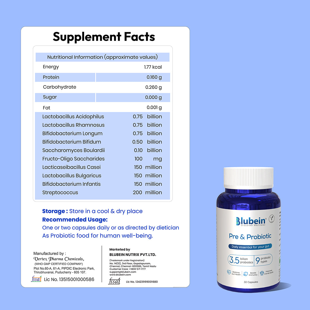 Pre & Probiotic for Gut Health
