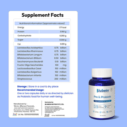 Pre & Probiotic for Gut Health