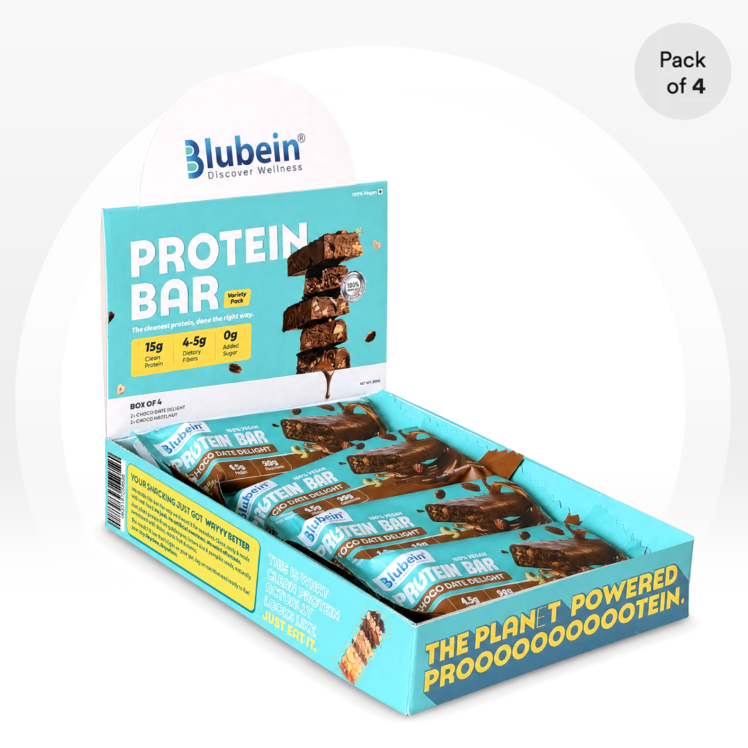 Blubein® 15g Plant Protein Bars - Choco Hazelnut & Choco Date Delight