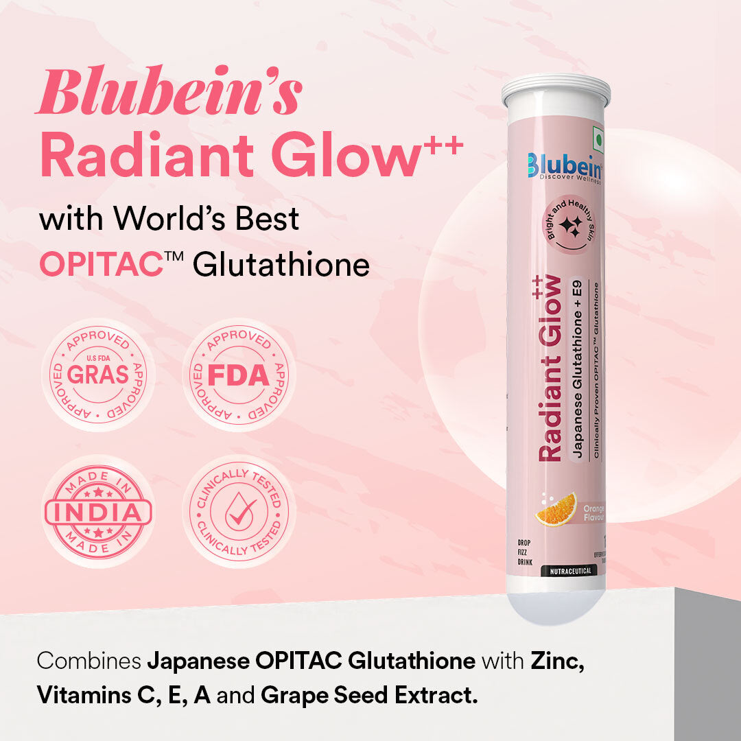 Radiant Glow with Japanese OPITAC Glutathione + Vitamins | Blubein Radiant Glow with Japanese OPITAC Glutathione + Vitamins | Blubein