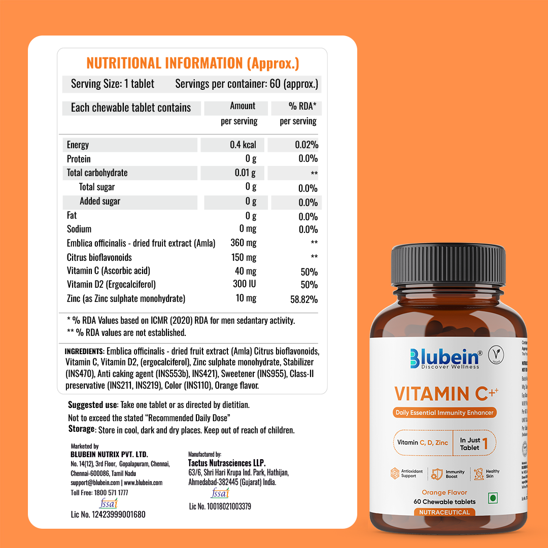 Vitamin C++ Chewable Tablets