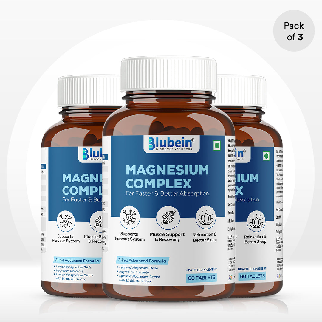 Magnesium Complex — Sleep Deeper, Stress Less & Recover Faster | 3-Form Blend