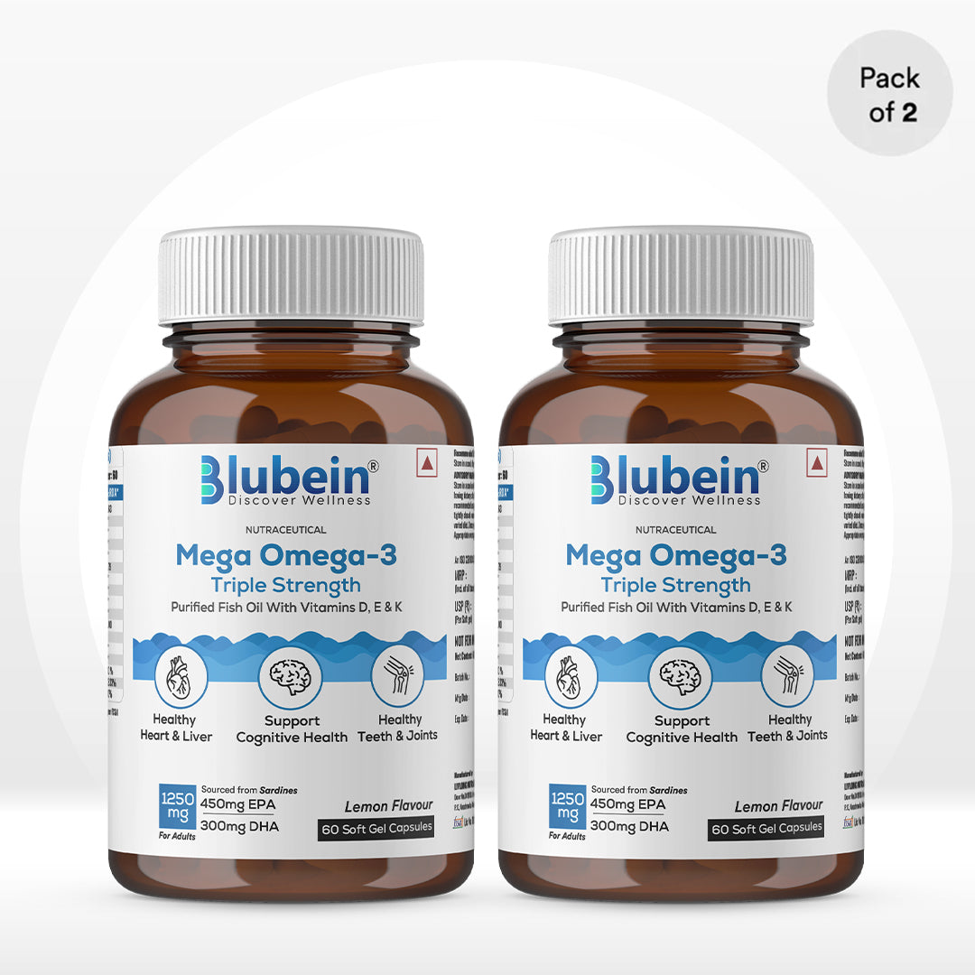 Mega Omega-3 Fish Oil Supplement