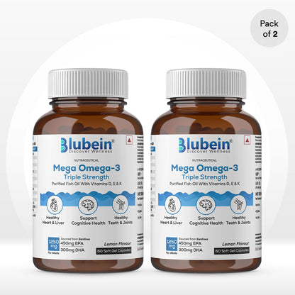 Mega Omega-3 Fish Oil Supplement