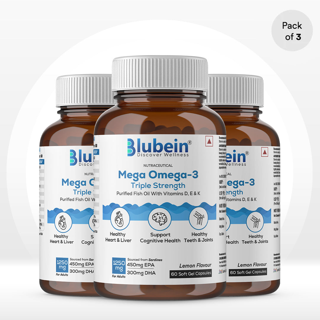 Mega Omega-3 Fish Oil Supplement
